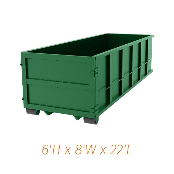 generally, we are able to deliver a 30-yard dumpster within 24-48 hours